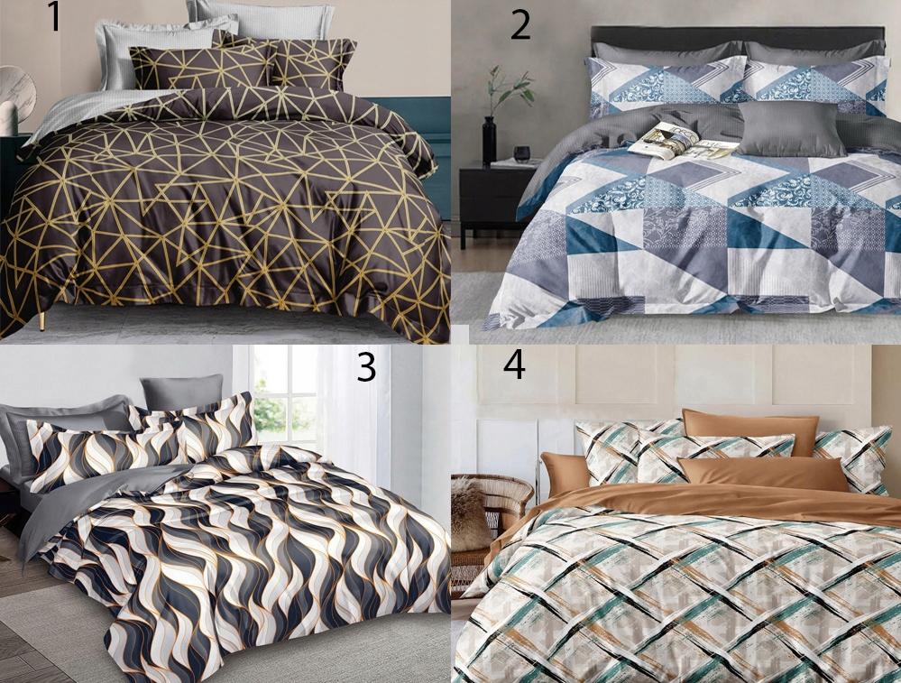 Warm flannel bedding 200x220 + Polish pillowcases 3 pieces, flowers