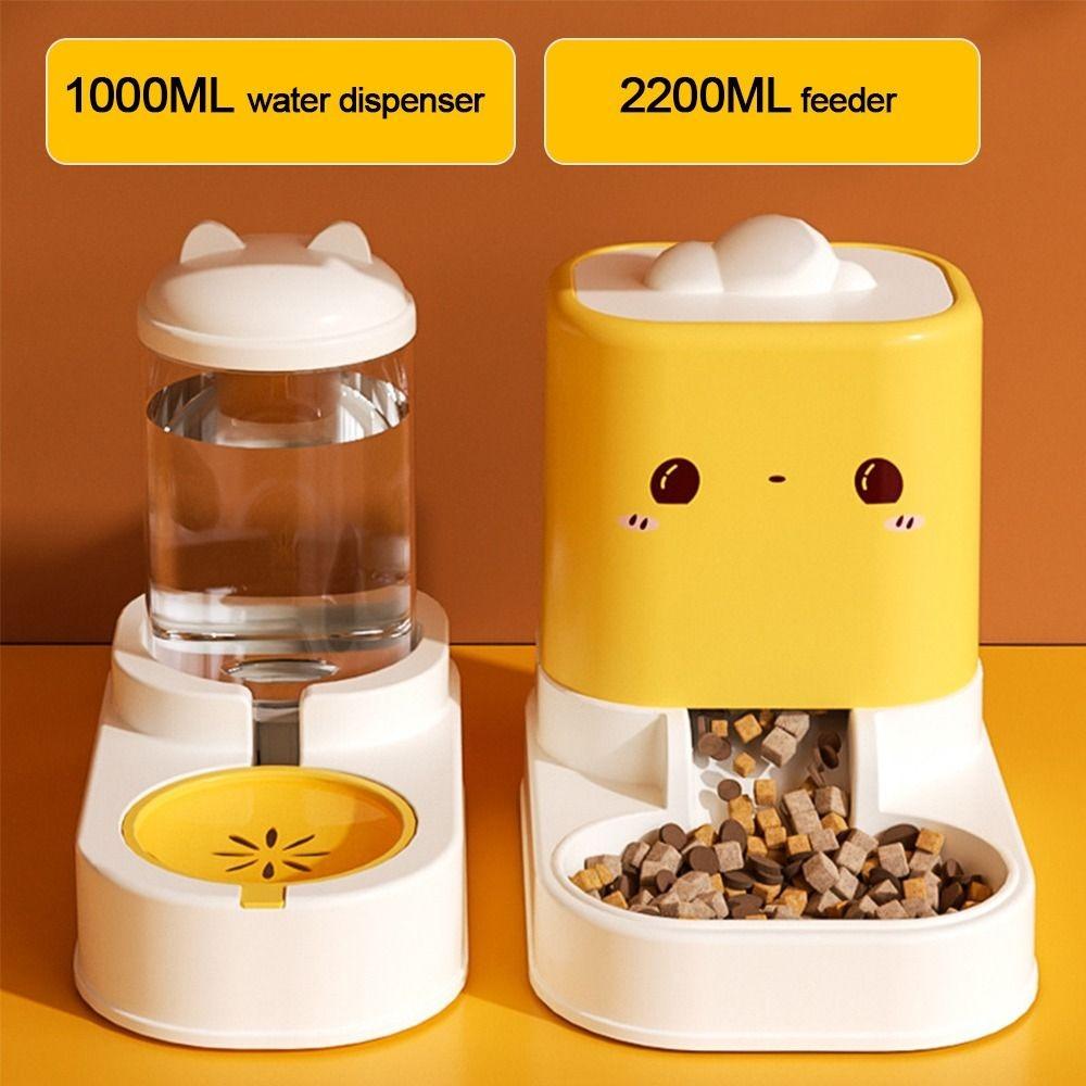 Automatic Cat Feeder Convenient Dog Feeder Cute Pet Water Dispenser  for Cats and Dogs