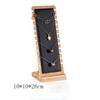 Bamboo Necklace Display Stand Wooden Multiple Necklace Easel Showcase Display Holder for Necklaces Jewelry Display Stand