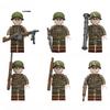 N651-656 Military War Warriors Soldiers Building Blocks Weapons Accessories Action Figures Children's Toys Birthday Gifts
