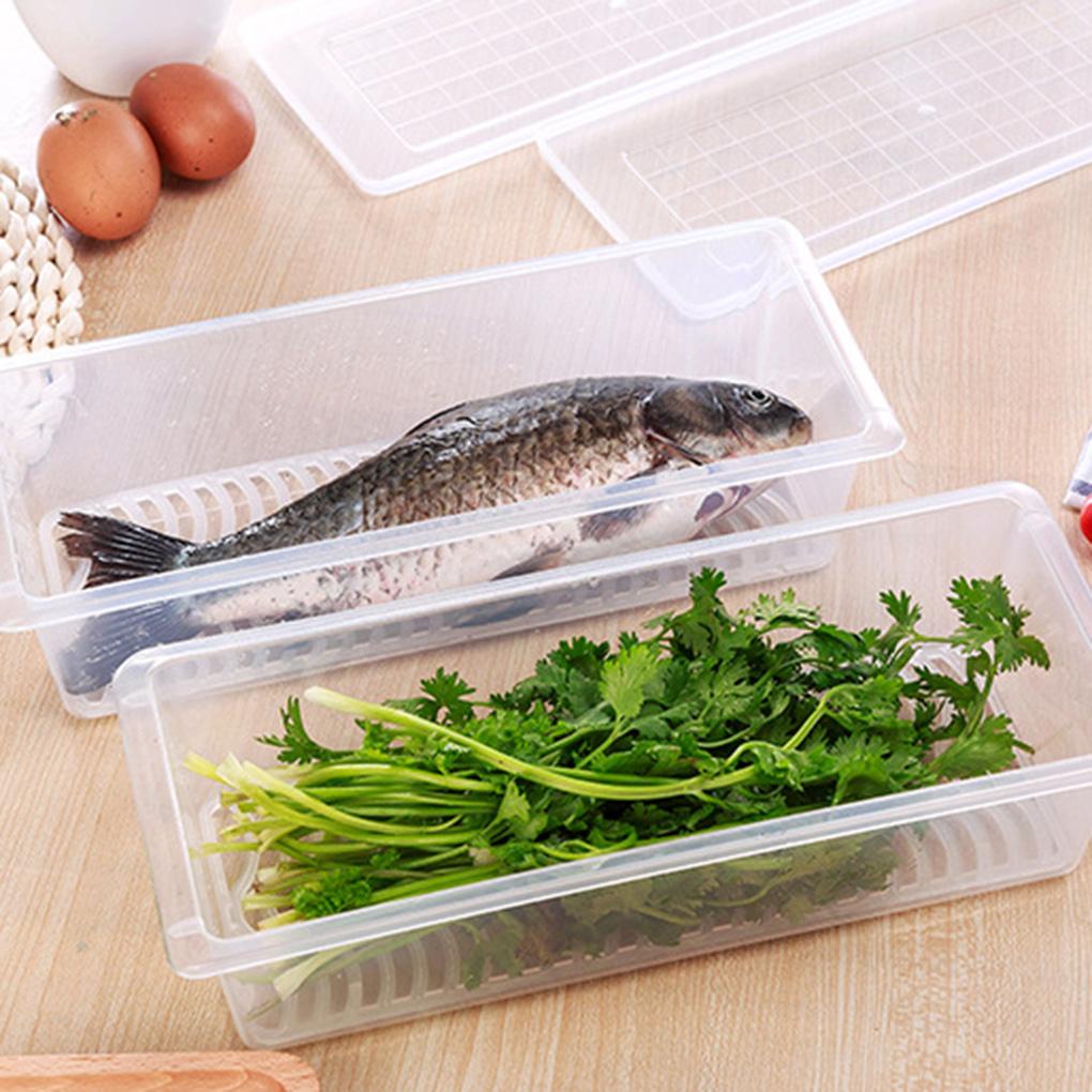 Контейнеры для хранения продуктов питания и фруктов на кухне, пластиковая коробка для холодильника