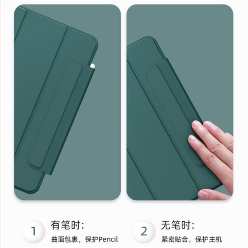 Magnetic Snap Folio Case IPad Pro 11 12.9 Mini 6 TPU Dual-Sided Cover With Stand Sleep/Wake Shockproof
