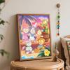 Disney Duffy and Friends tropical beach oil painting art handmade diy painting home decoration gift