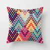 45x45 см красочный геометрический узор полиэстер наволочка для гостиной диван офисная подушка для сиденья украшение дома
