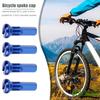 10Pcs Bicycle Spoke Cover Aluminum Alloy Spoke Nipples Easy Installation Bicycle Parts for MTB Road Bikes