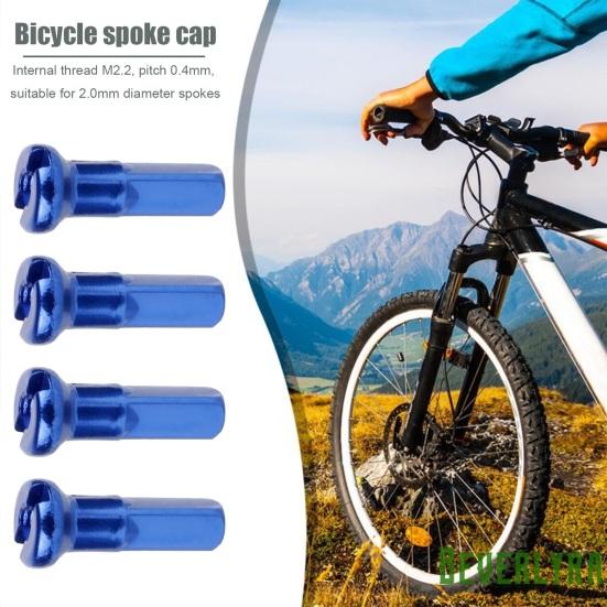 10Pcs Bicycle Spoke Cover Aluminum Alloy Spoke Nipples Easy Installation Bicycle Parts for MTB Road Bikes