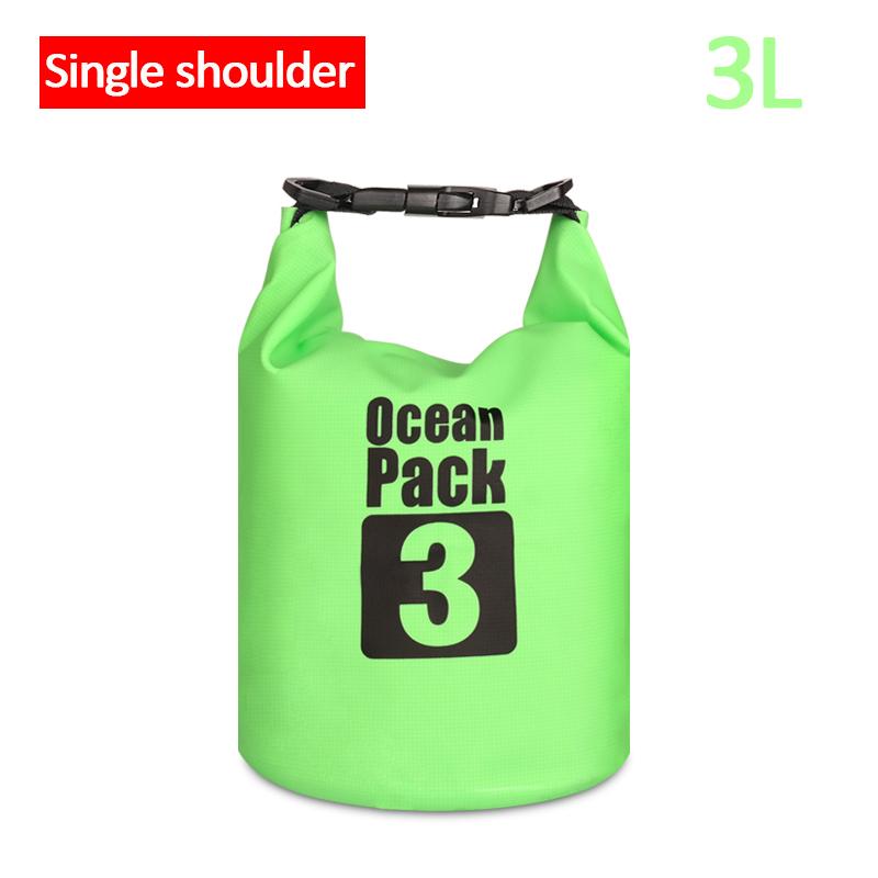 500D Waterproof Swimming Bag Dry Sack 2/5/10/15/20/30L Waterproof Floating Dry Gear Bags For Boating Fishing Rafting Swimming