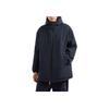 Armani Exchange Мужская куртка AE ASV Series с капюшоном, оверсайз, на молнии, однотонная, с длинным рукавом, хлопковая, мужские куртки, темно-синий 6DZK20-ZN5MZ-1510