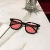 Fashion Square Sunglasses Women Clear Ocean Lens Shades UV400 Men Retro Rivets Decoration Orange Pink Sun Glasses Gafas De Sol