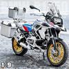 1/9 R1250 GS ADV Литой Сплав Гонки Мотоцикл Коллекционные Модели Уличный Спортивный Мотоцикл Модель Симуляция Со Световым Сбором Детский Подарок