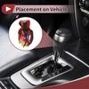 Автомобильная накладка на ручку МКПП Красный Полиэстер 3D-печать Стиль Худи