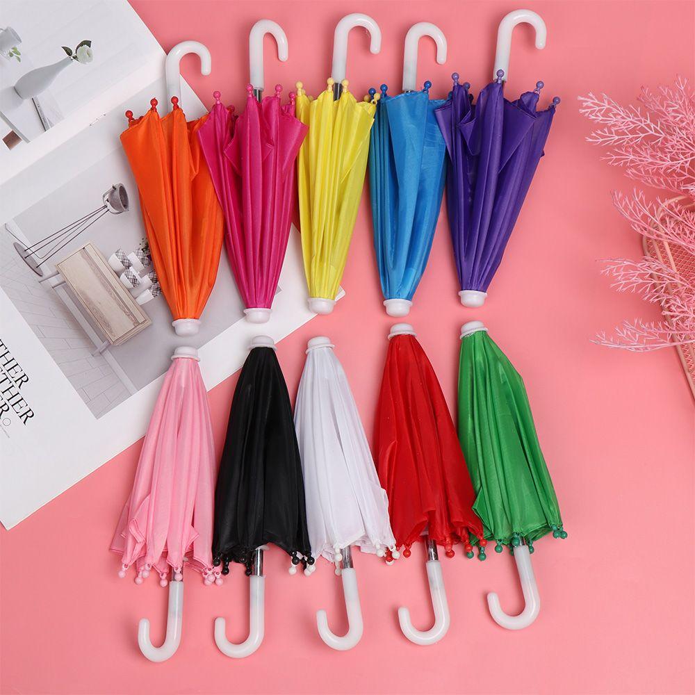 Style American Doll Accessories Colorful Rain Gear Toy Umbrella Doll Embellishment Mini Umbrella