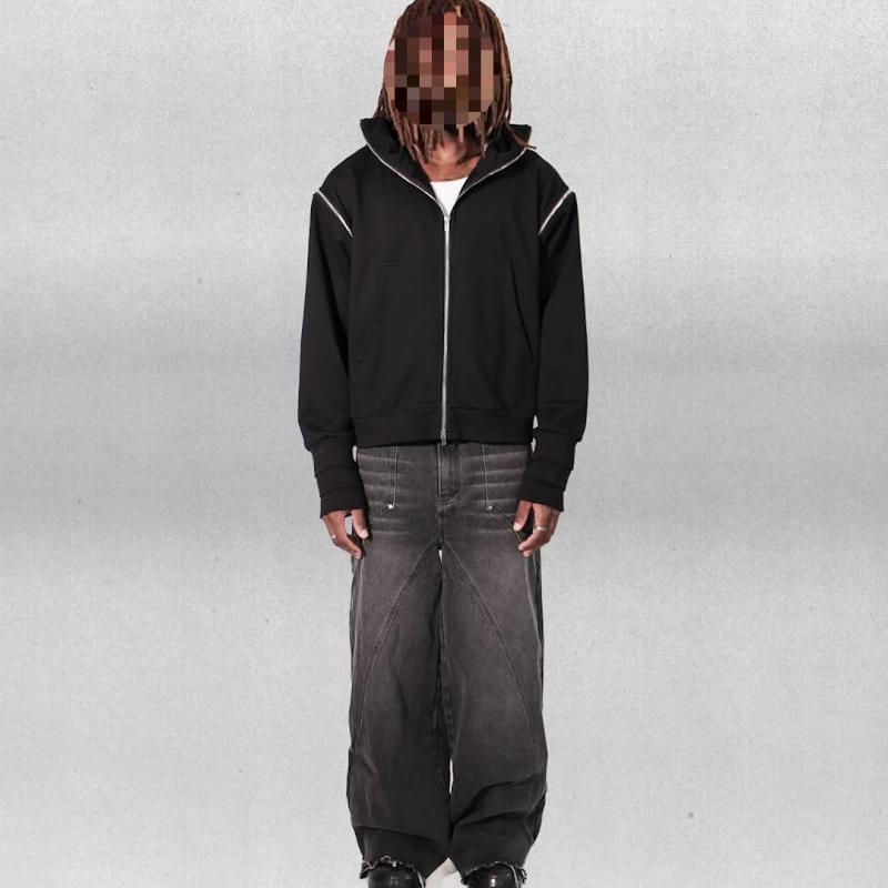 Европейская и американская осенне-зимняя свободная толстовка унисекс в стиле Y2K
