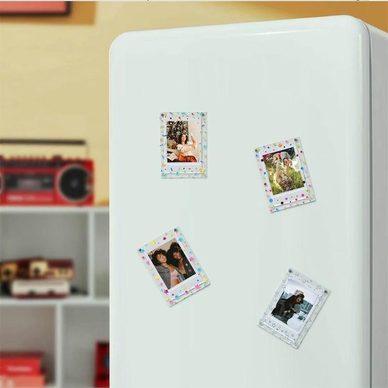 [Film Lab] [Set of 4pc] Magnetic Photo Frame Fridge Magnet for Instax Mini Photo CAC20