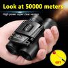 Mini Portable 50000M Telescope Binoculars 300X25 Folding Long Range Low Light Night Vision Professional Monocular For Camping