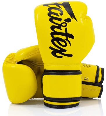 Боксерские перчатки Fairtex BGV14 - (Желтый/8 унций)