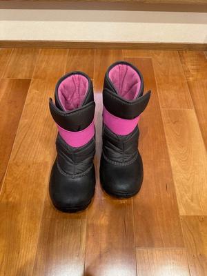 [Б/У] Зимние ботинки Columbia Черный/Розовый 22 см