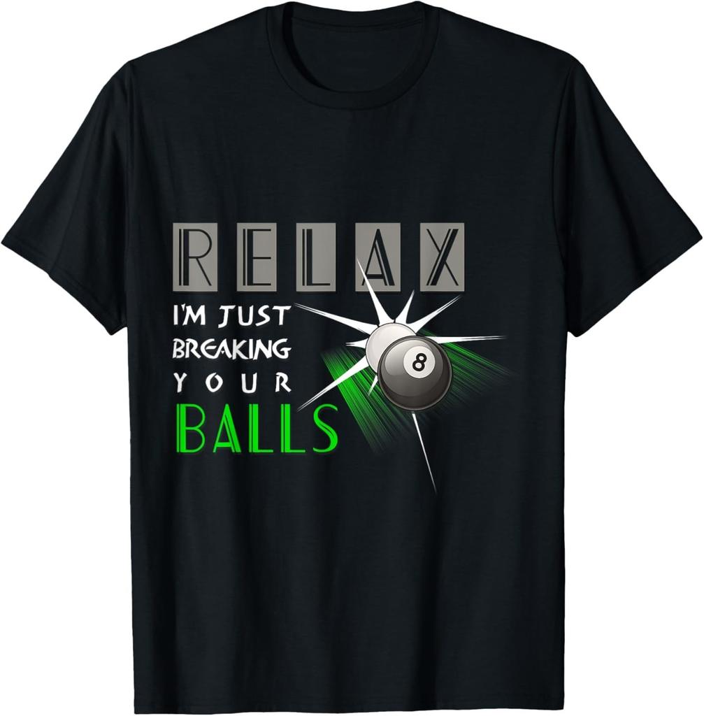 Забивай свои шары Смешная футболка для игрока в бильярд