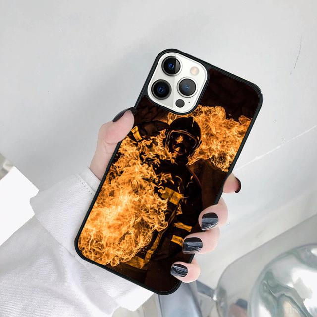 Firefighter Fireman Heroes Phone Case Cover For iPhone 17 Air 15 Pro MAX 16 Plus 14 12 11 13 coque