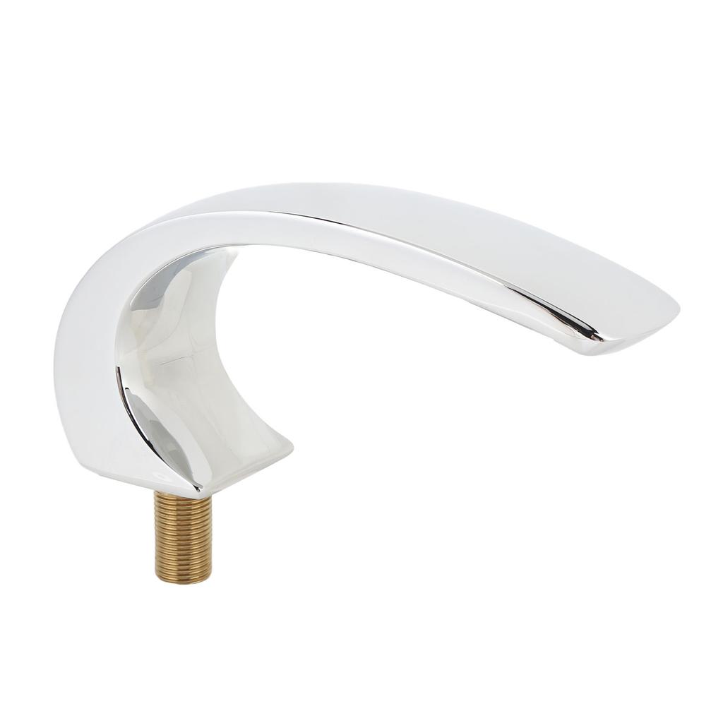 Wall Mount Waterfall Tub Spout Stainless Steel G1 2 Male Thread Bathtub Filler Faucet Spout for Bathroom Swimming Pool