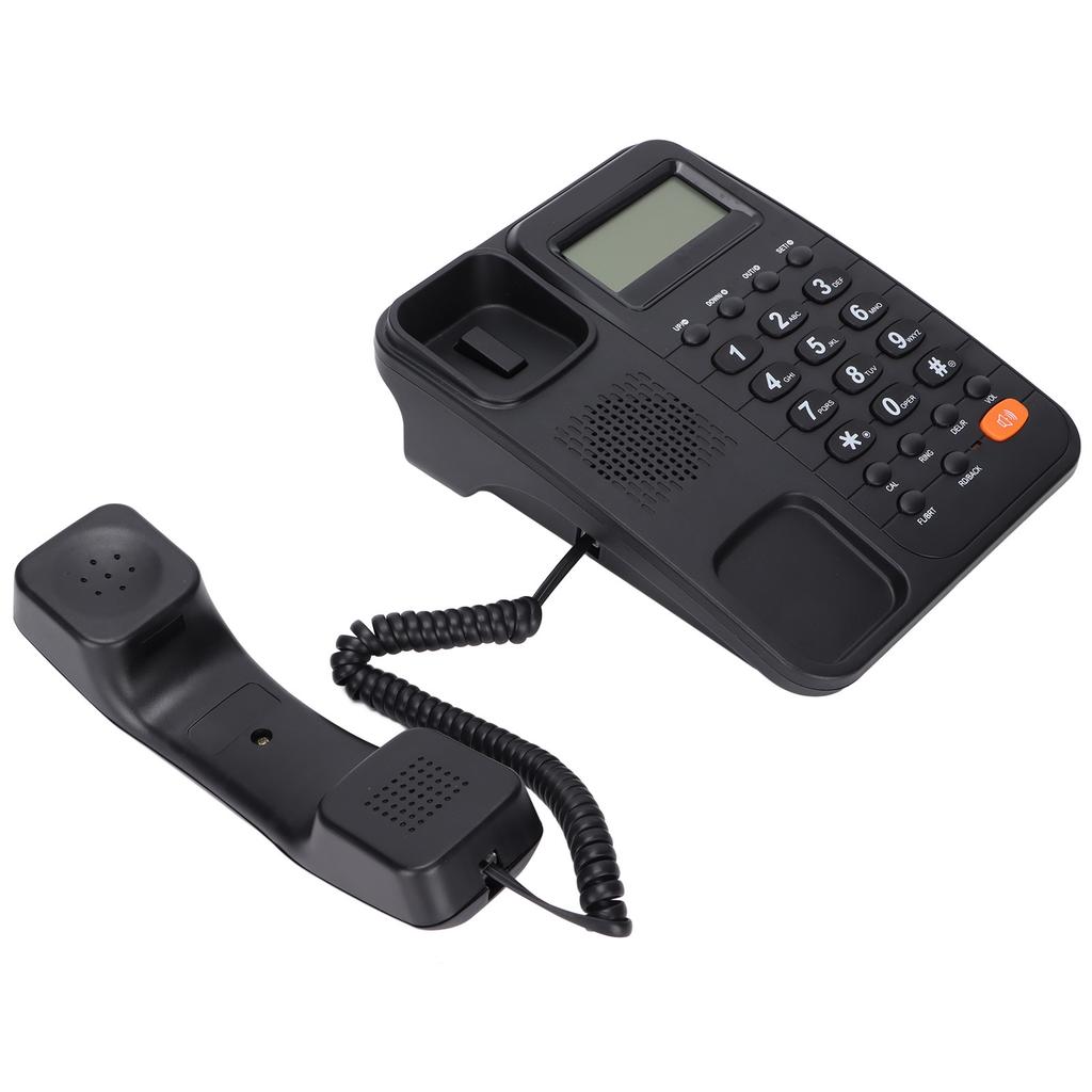 KXT2029CID Corded Phone Wired Landline Phone with Answering System LCD Display for Home Hotel Office(Black )