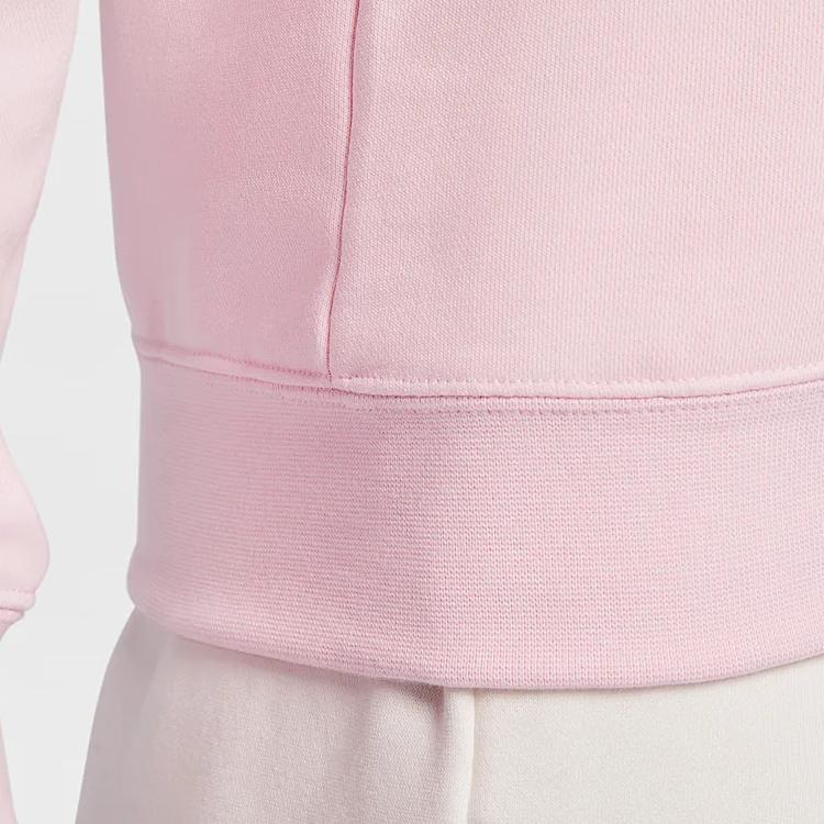 Nike Спортивная одежда Phoenix Fleece Логотип Свитшот Женский Свитшот Пена-Розовый IB8232663