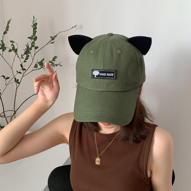 Солнцезащитные очки Женская шляпа Бейсболка Милая с кошачьими ушками Очки-авиаторы KTB