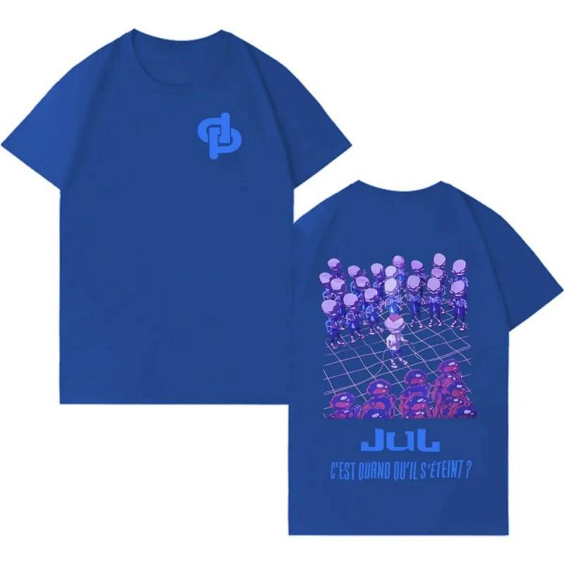 Mens Streetwear Hip Hop Graphic Tee - Cotton Short Sleeve T-Shirt Fall