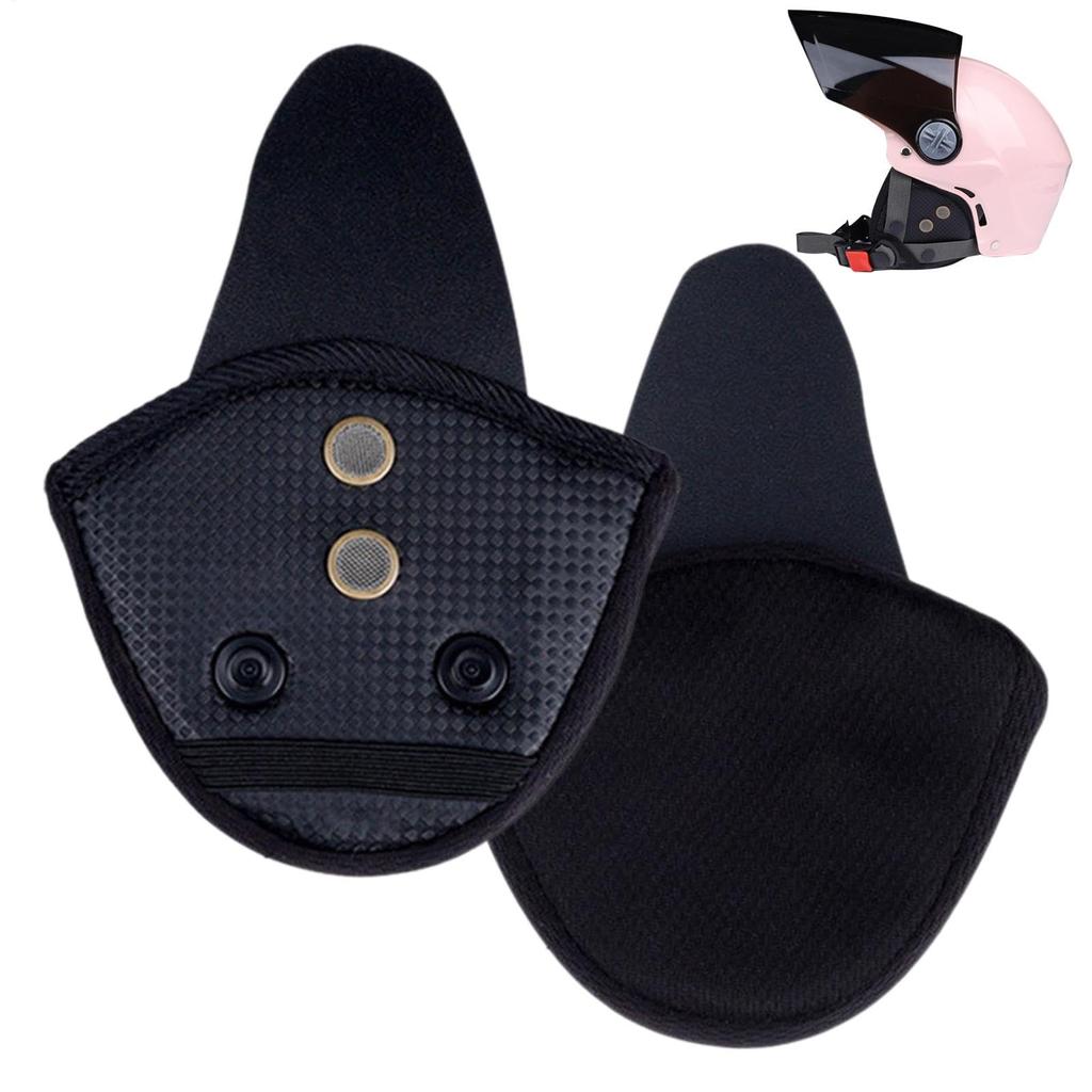 Motorcycle Ear Warmer Pads - Motorcycle Ear Pad Covers, Removable Ear Wind Blocker, Cycling
