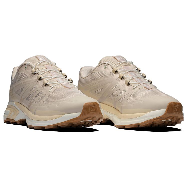 SALOMON Кроссовки унисекс XT-Wings 2 Bleached Sand Коричневый Дождливый день Ванильное мороженое L41709200