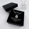 Серебряное ожерелье S925 с четырехлистником - Универсальная модная цепочка на ключицу для женщин