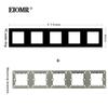 EIOMR A1 Series High-quality Plastic Panels Wall Switch EU French Electrical Outlets USB Type-C TV RJ45 Sensor Switch Module DIY