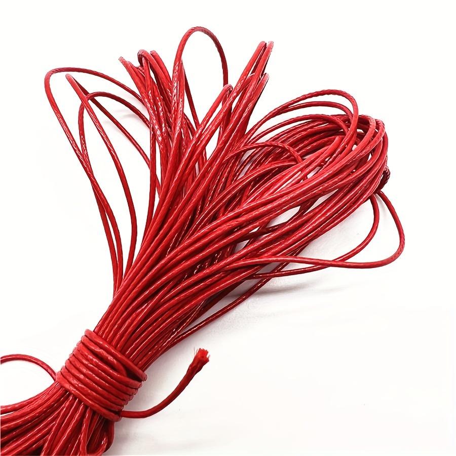 1 Pc PU Leather Waxed Cord, Non Elastic, 0.5mm 0.8mm 1mm 1.5mm 2mm, 5yd or 10yd, for Jewelry Bracelets Keychains and Beading