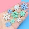 Christmas Glitter White Luminous Snowflake Resin Accessories Diy Cream Glue Accessories Epoxy Mobile Phone Case