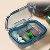 3-секционная портативная таблетница многоразовая ежедневная таблетка компактный контейнер для таблеток для домашнего использования