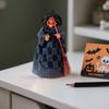 Хэллоуин Ведьма Кукла Украшение Жуткая Статуэтка Ведьмы с Метлой для Дома Гостиной Каминной Полки Приставного Столика Настольный Декор