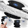 Car Styling Carbon Fiber Car Door Handle Protection Sticker Emblem Accessories For Mustang Focus 2 3 4 Mondeo Fiesta Ghia