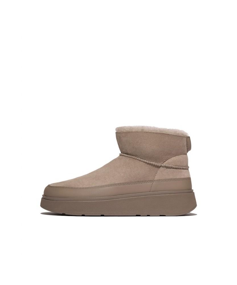 Fitflop [Gen-Ff] Women'S Ultra Mini Double-Faced Shearling Boots - Taupe (Ft59K2B273)