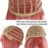 Элегантный прямой парик Ombre Pink Bob для женщин, термостойкие синтетические волосы, регулируемая шапочка Rose Net, один размер подходит всем
