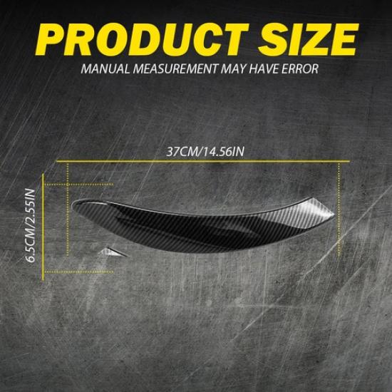 2Pcs ide Door Handle Covers Trim Fits BMW 4 Series F36 2013-2018 Carbon Fiber