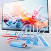 Адаптер 2M 4K 60/144 Гц Type C на HDMI-совместимый, портативный ТВ-коннектор, док-станция, док-станция для ТВ для игровой консоли Switch