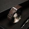 Casio Серия STANDARD Серия DRESS Водонепроницаемые Деловые Кварцевый Механизм Кожаный Ремешок Японские и Корейские Часы Мужские;s Часы Белые MTP-E303L-7AVDF