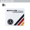 CRJ1 1PCS Car Aluminum Sticker Emblem Badge Decals Accessories CFXMBT-BECH23 For Mercedes Benz W204 W205 B/C/E/S Class GLC GLE CLA