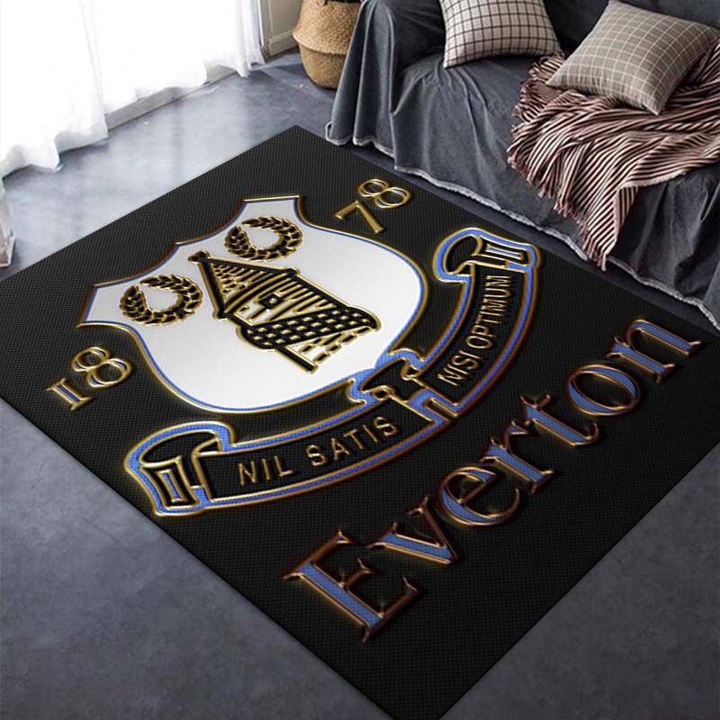 Новый ковер Everton FC 2025 для гостиной, спальни, дома, дивана, игровая коврик для детей, нескользящий напольный коврик 41
