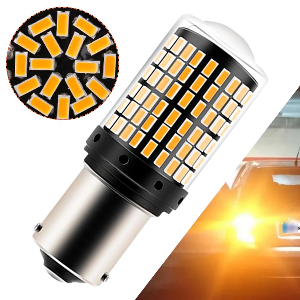 1pc Auto BAU15S 7507 Turn Signal Light PY21W 5009 No Turn Bulb Led Blinker Bulb Amber 18W 24V 1 H7H0