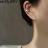 Zircon Multi-layer Cross Line Clip Earrings Female Simple Ear Clip Without Ear Hole Accessories Jewelry