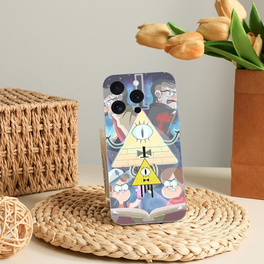 Чехол для телефона Gravity Falls Комикс Аниме Для iPhone 16 15 11 13 14 Pro Max 7 8 Plus X Xr Xs Max Se2020 12mini Прозрачная крышка