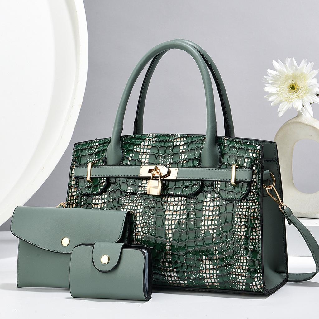 Женская сумка Классическая сумочка Узор крокодила сумка мать и дитя Сумка мессенджер на одно плечо Замок