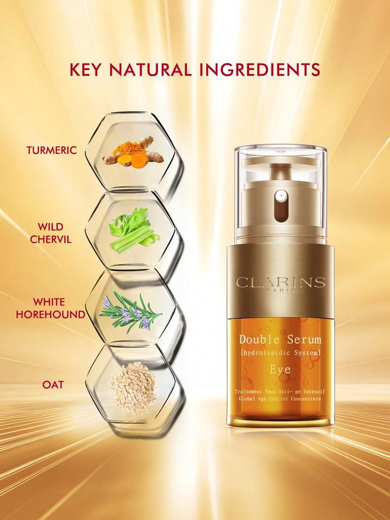 Clarins Двойная сыворотка для глаз 20 мл Укрепляющая эссенция против старения для контура глаз