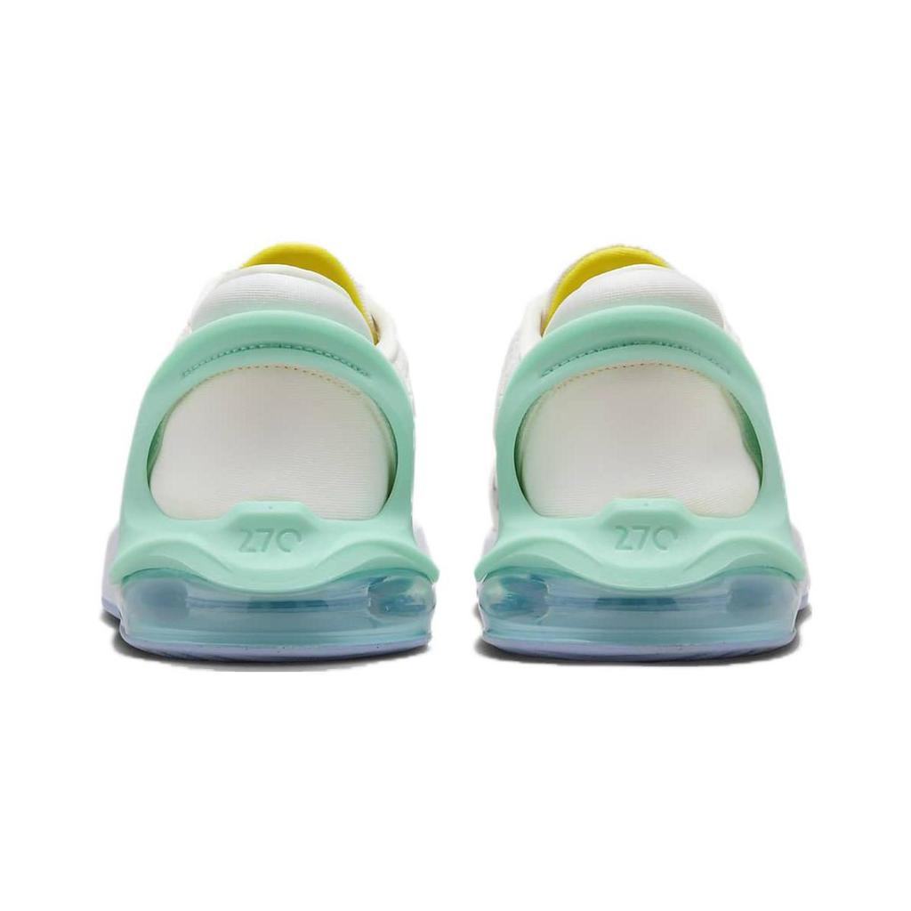 Nike Air Max 270 Go Устойчивые к истиранию Низкие Кроссовки для образа жизни Дети Белый Циановый Фиолетовый Дети Возраст 3 7 Лет DV1969-105